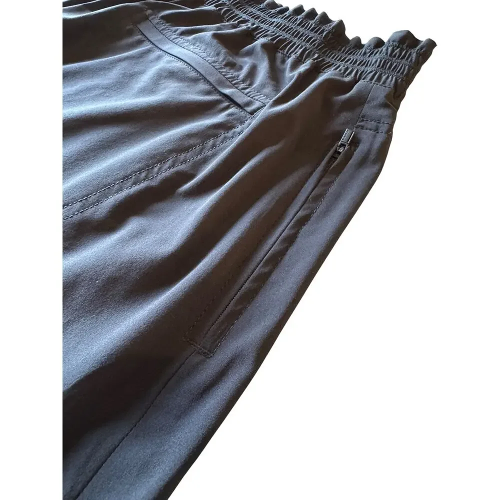 Halara XL Long High Waisted Athletic Running Shorts Built-In Liner Blue